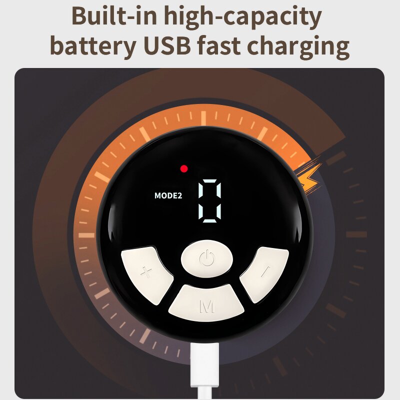 Heated Massage Belt - Home Office Rechargeable Muscle Training Pain Relief