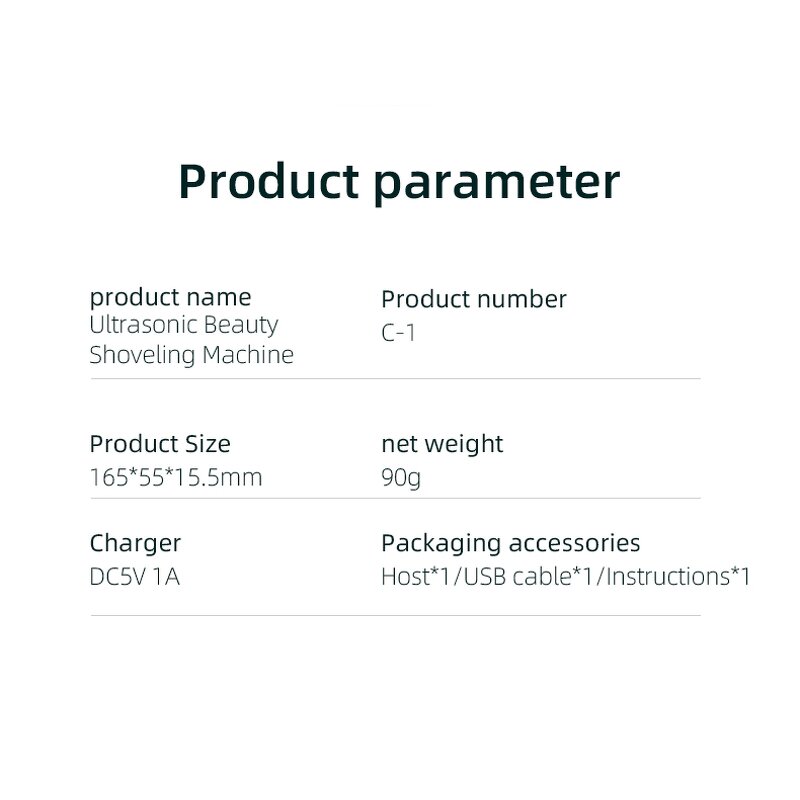 Sonic Facial Spatula - Blackhead Remover Multifuncional Skin Scrubber