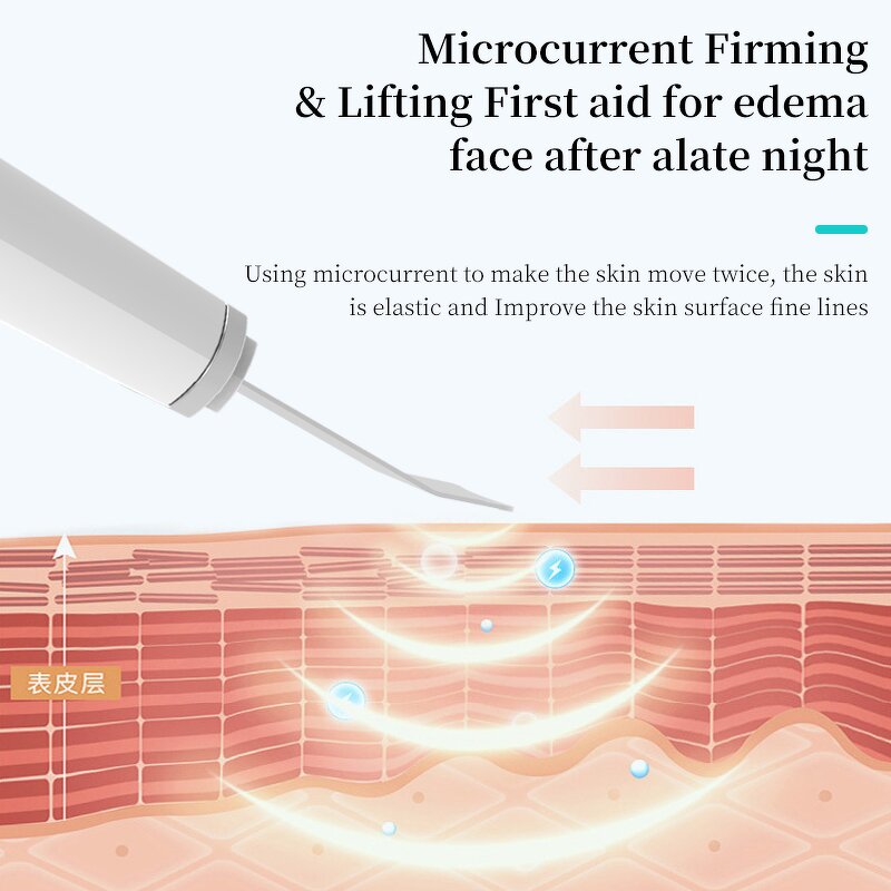 EMS Facial Instrument - Professional Sonophoresis Ultrasonic Ion Scrubber
