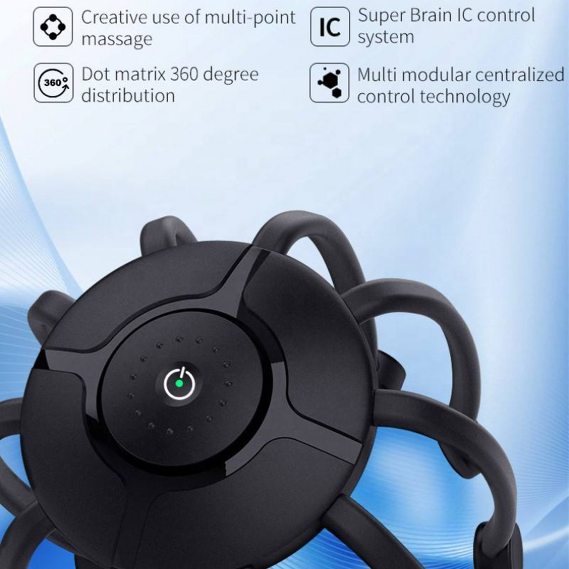 Silicone Scalp Massager - Octopus 360 Degree Rechargeable Vibrating Tool