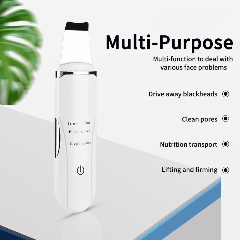 Ultrasonic Scrubber - Deep Face Cleaning Peeling Shovel Pore Lift Tool