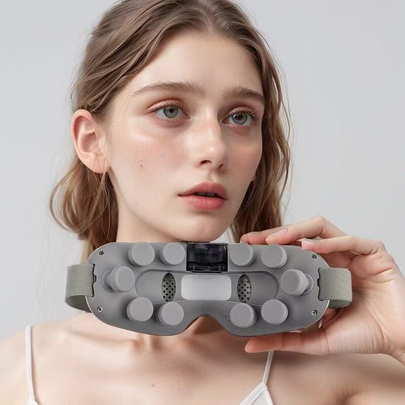 Steam Eye Massager - 2025 4 Modes Heat Vibration Bluetooth Music Tool