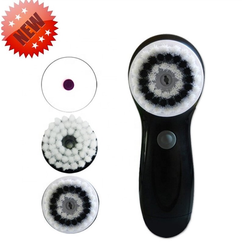 Facial Cleansing Brush - 3 in 1 Electric Rotating Sonic USB Rechargeable