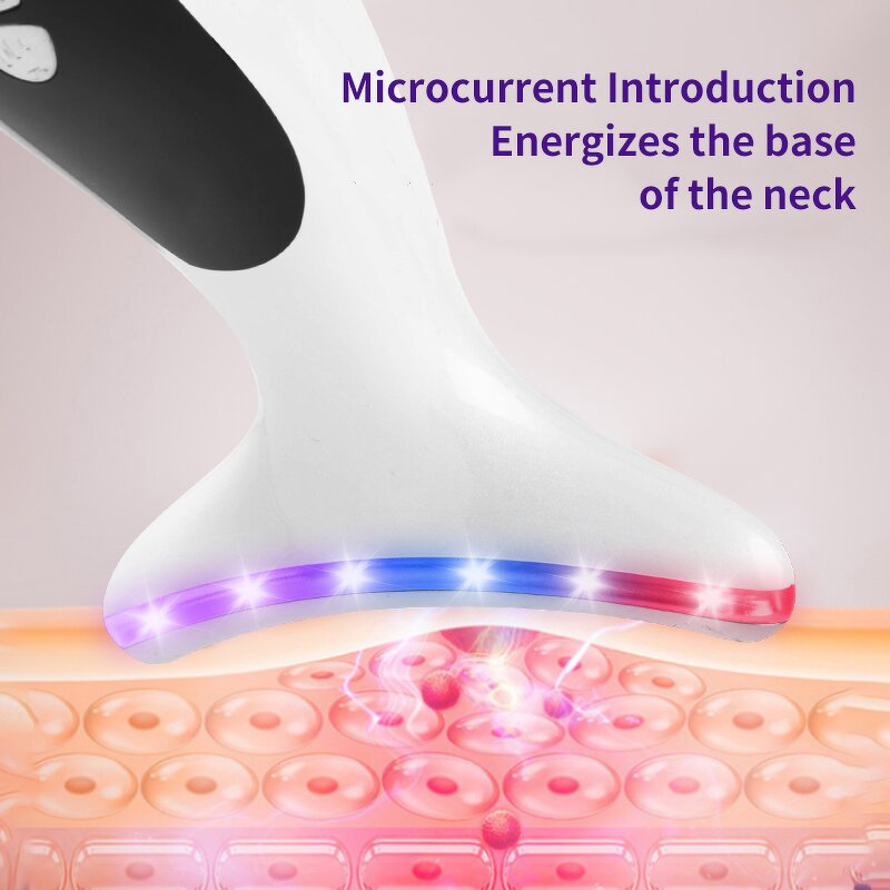 Face Neck Massager - Hot Anti-aging Wrinkle Remover Beauty Lifting Tool