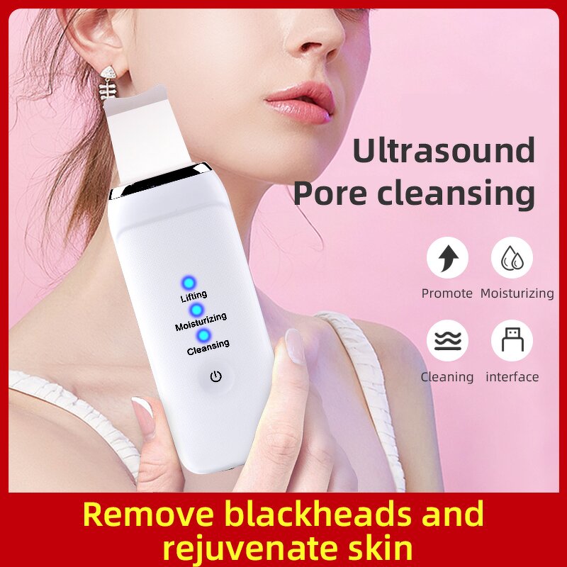 Sonic Facial Spatula - Blackhead Remover Multifuncional Skin Scrubber