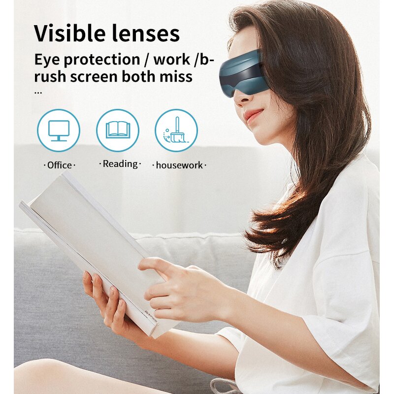 Eye Massager - Electric Heat Compression High Frequency Vibration Tool