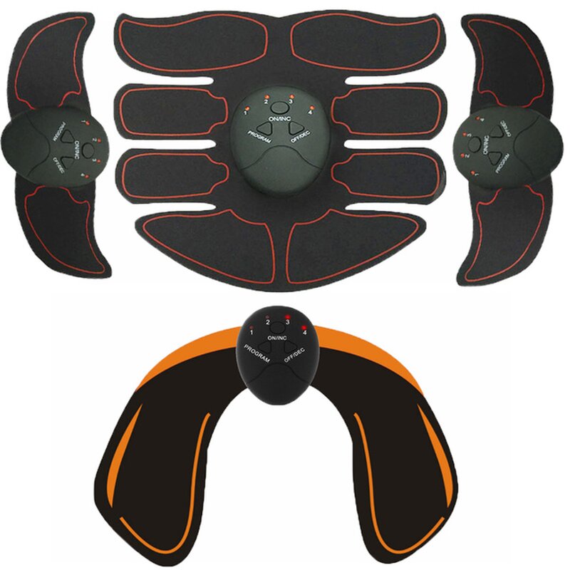 EMS Fitness Equipment - Gym Abdominal Hip Muscle Electro Stimulator Toner