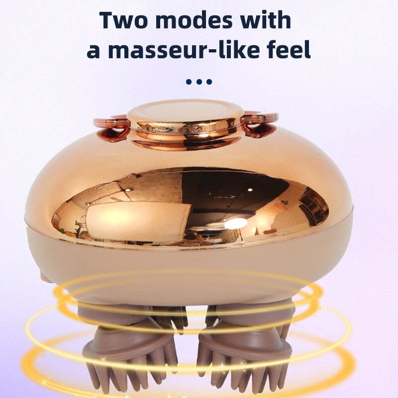 Electric Head Massager - Waterproof Red Light Pet Cat Scalp Massage Tool