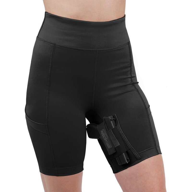 Concealed Carry Thigh Shorts - Manufacturer Women High Waist Holster Pants