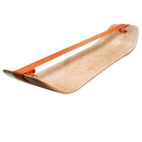 Wooden Wobble Board - Yoga Pilates Core Agility Slackline Home Gym Tool