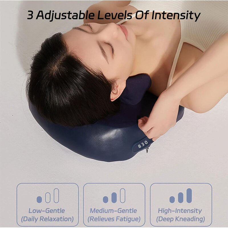 Electric Massage Pillow - Kneading Neck Back Whole Body Deep Tissue Tool