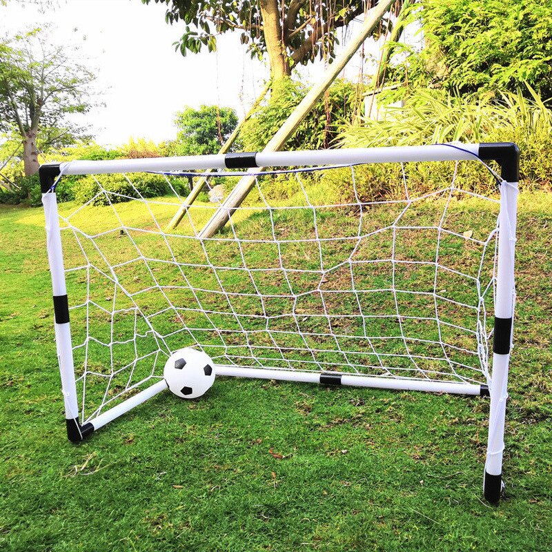 Kids Football Goal - Youshow Portable PVC 7X2 Indoor Outdoor Training Blue