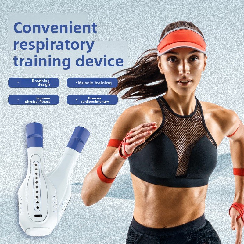 ABS Breathing Trainer - Portable Adjustable Resistance Lung Capacity Tool