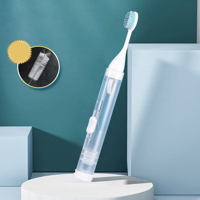 Electric Toothbrush Head - Replacement Medium Nylon Bristle Reusable Refill