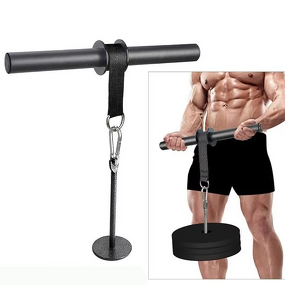 Arm Wrist Blaster - Gym Black Steel Forearm Triceps Strength Training Roller