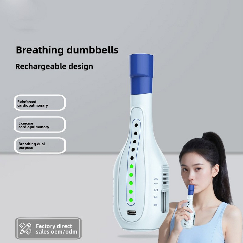 ABS Breathing Trainer - Portable Adjustable Resistance Lung Capacity Tool