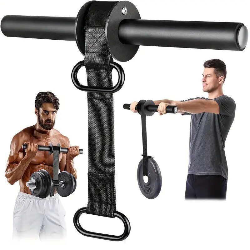 Arm Wrist Blaster - Gym Black Steel Forearm Triceps Strength Training Roller