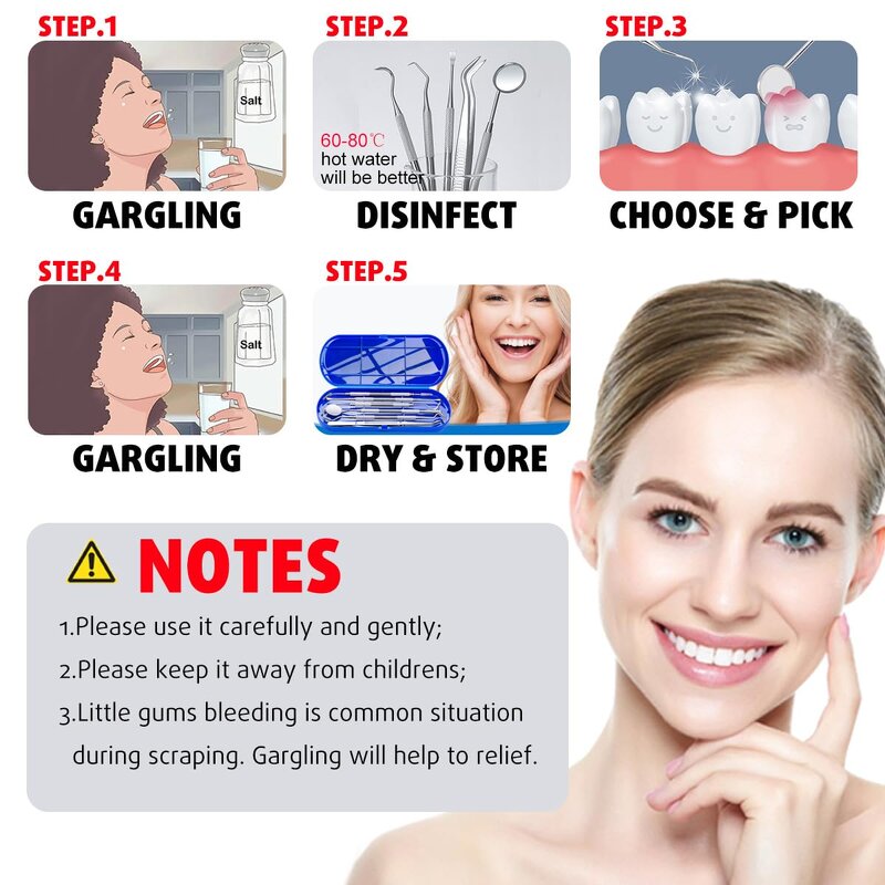 Rechargeable Water Flosser - Portable Dental Oral Care Tooth Cleaner Irrigator