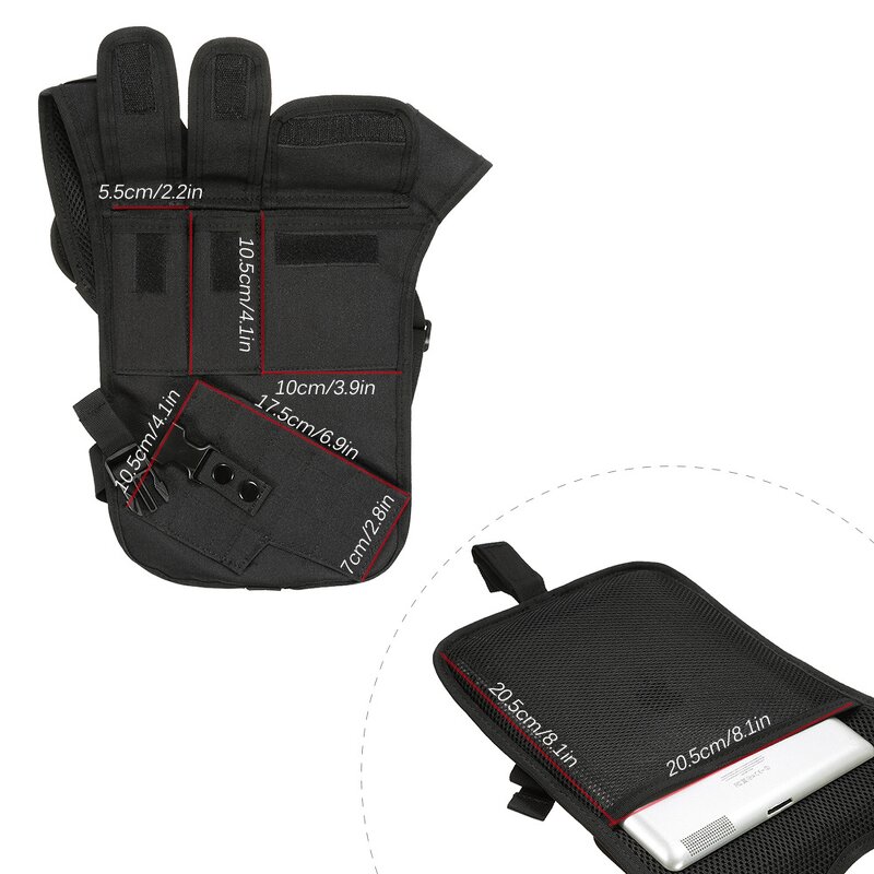 Tactical Chest Holster - Manufacturer Waterproof Underarm Gun Pouch with Magazine