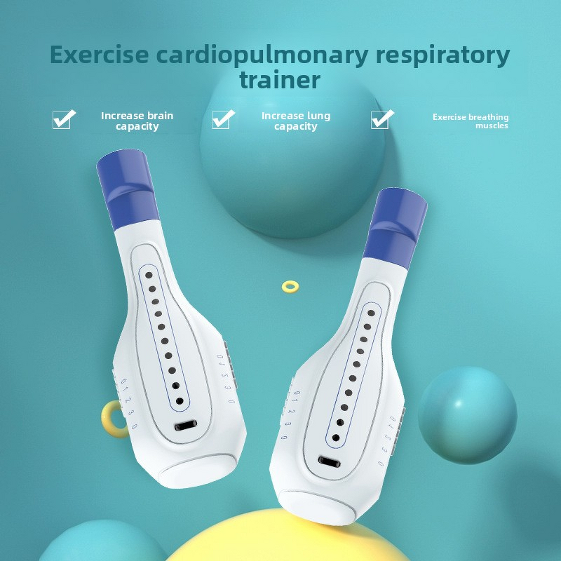 ABS Breathing Trainer - Portable Adjustable Resistance Lung Capacity Tool