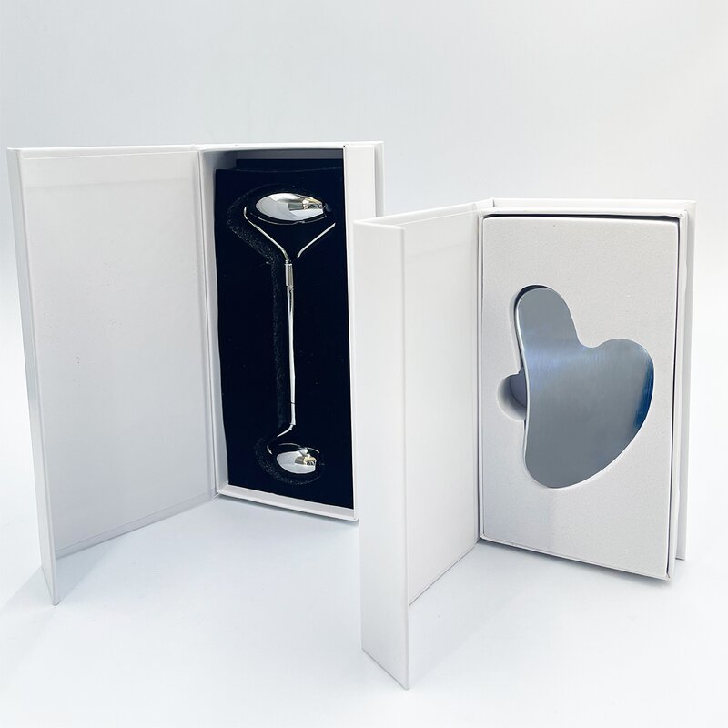Stainless Steel Gua Sha - DOMI Brand Face Neck Body Gift Box Wholesale Custom