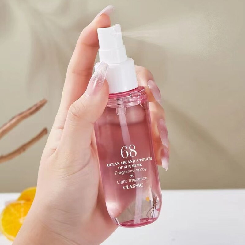 Castor Oil Body Spray - Digital Fresh Light Herbal Perfume Hair Fragrance