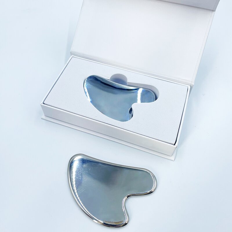 Stainless Steel Gua Sha - DOMI Brand Face Neck Body Gift Box Wholesale Custom