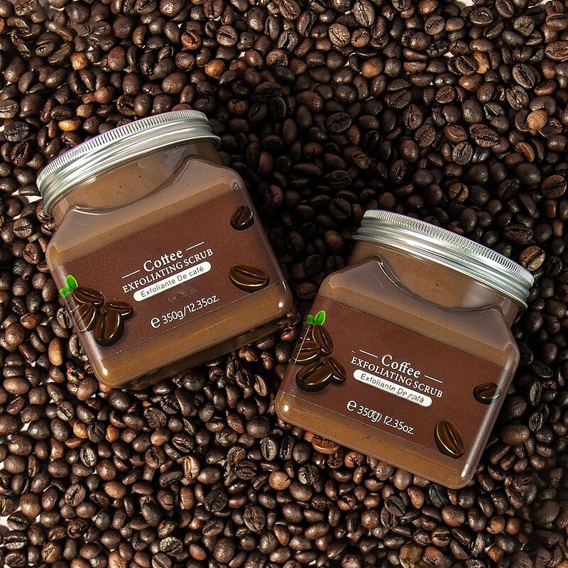 Turmeric Body Scrub - OEM Tre Hut Coffee Organic 500ml Silicon Face Body