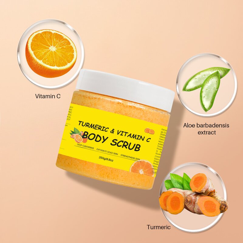 Tea Tree Body Scrub - Custom 500ml Whitening Sensitive Skin Face Body