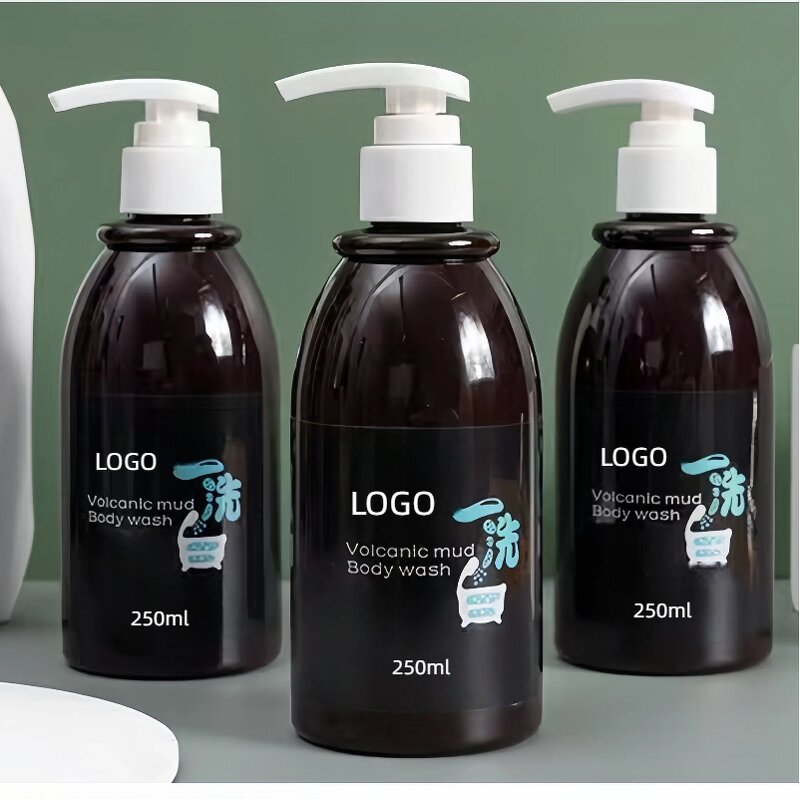 Volcanic Mud Shower Gel - Organic Whitening Scrub Lightening Deep Clean