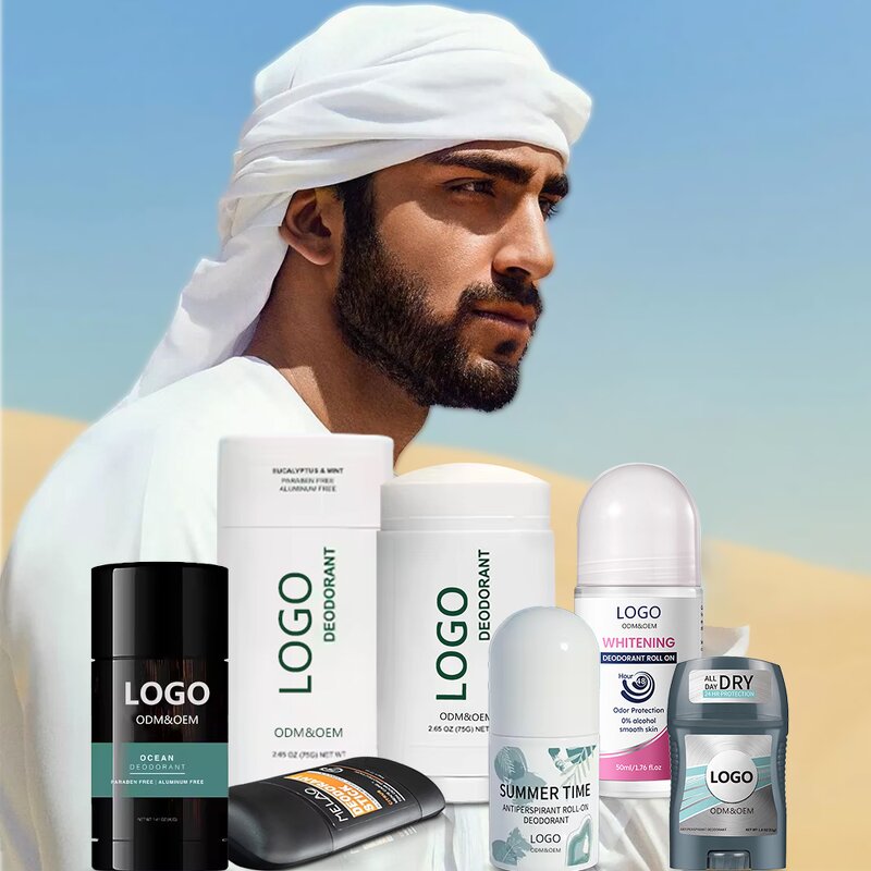 Natural Deodorant Bottles - Organic Armpit Fragrance Custom Plastic Containers