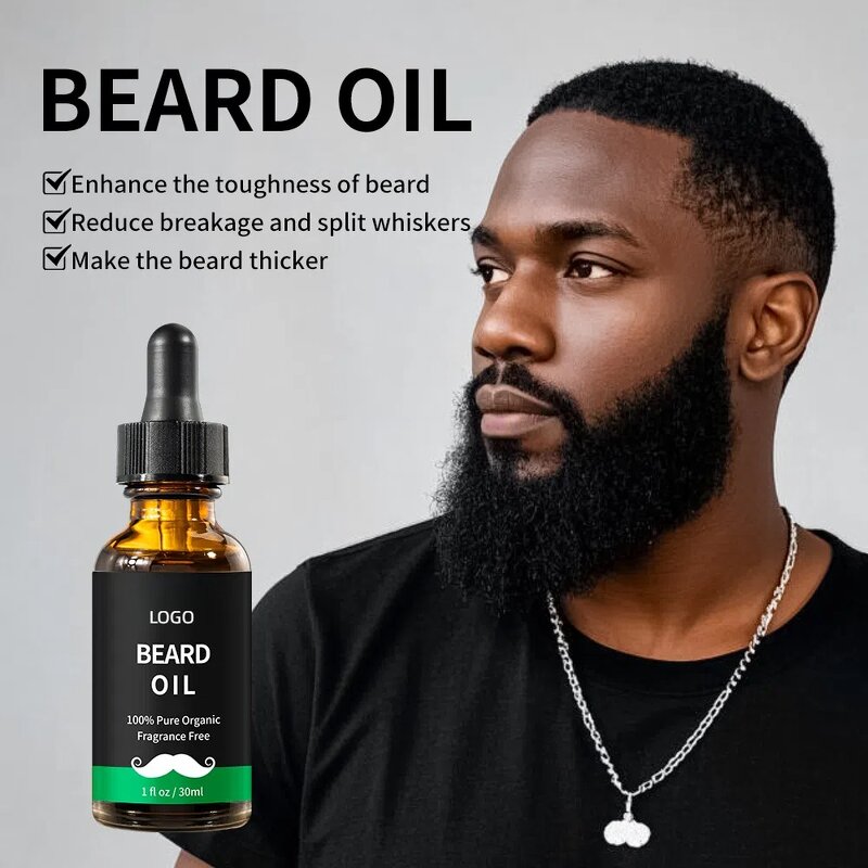 Beard Growth Oil - Beauty Men's Essential Private Label Care for Growth