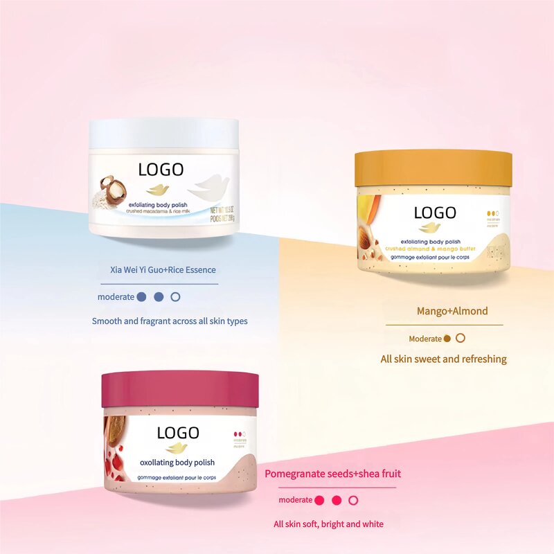 Korean Body Scrub - Tomato Kojic Turmeric Face Matcha Natural Scrub