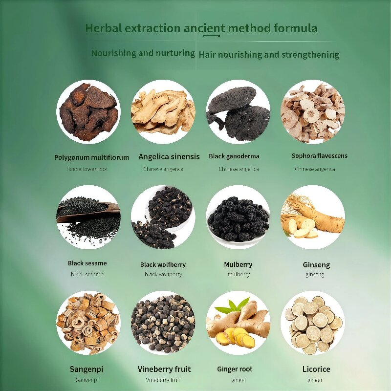 Multiflorum Hair Soap - NEW Nature Green Triangle Black Ganoderma 120g