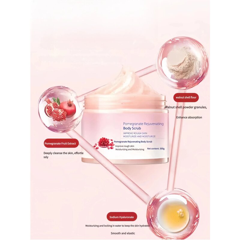 Korean Body Scrub - Tomato Kojic Turmeric Face Matcha Natural Scrub