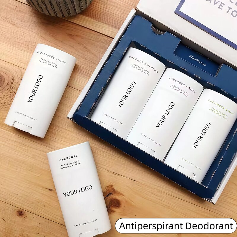 Vegan Deodorant Stick - Zero Waste Biodegradable Tube Custom Private Label