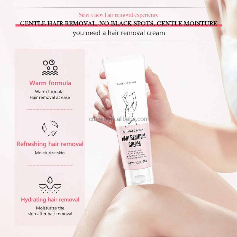 Herbal Hair Removal Cream - Private Label Organic Men Women Depilatory Laser