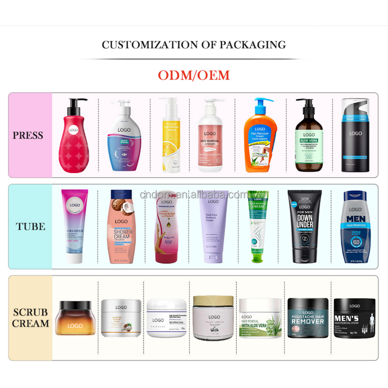 Body Hair Removal Cream - 2025 Customized 100% Whitening Mild Painless