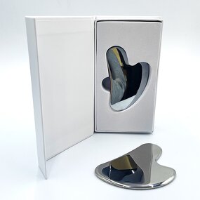 Heart Gua Sha Ice Globes - Stainless Steel Facial Massager Custom Logo Cryo Stick