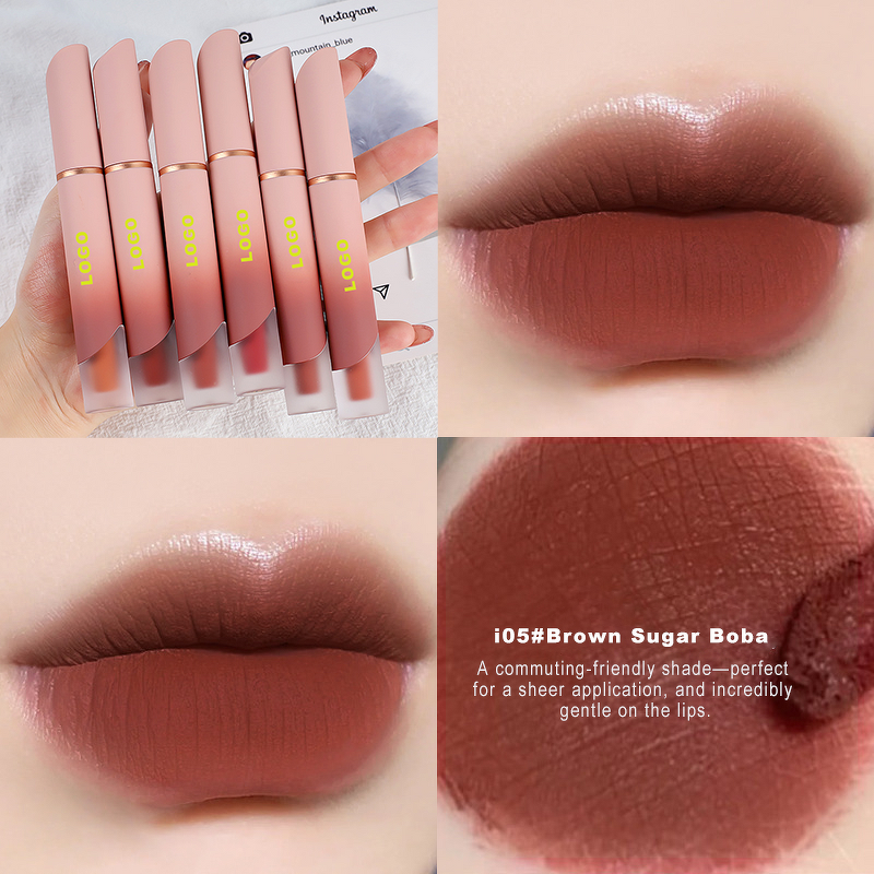 Vegan Matte Lipstick Set - High Quality Clear Lipgloss Private Label Waterproof