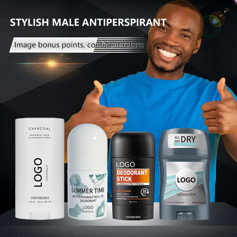 Natural Deodorant Bottles - Organic Armpit Fragrance Custom Plastic Containers