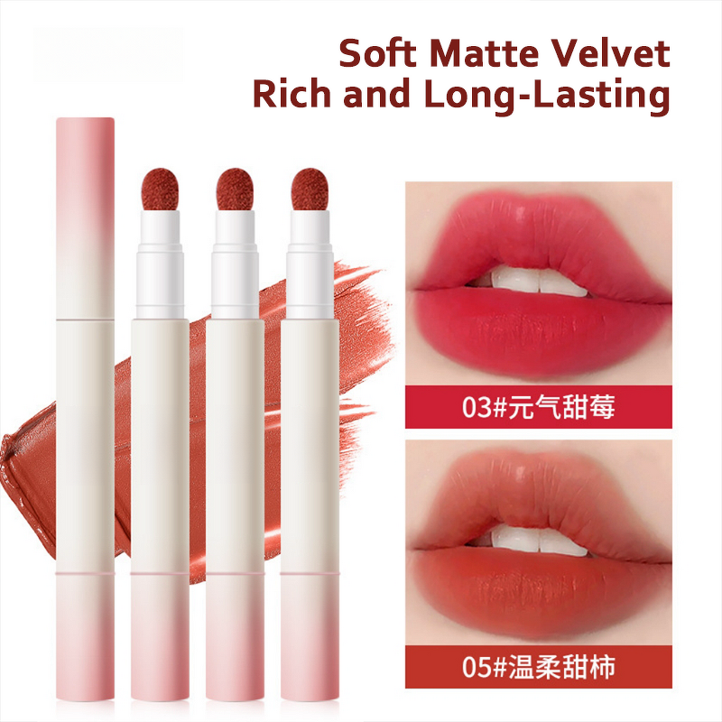 Air Cushion Lip Gloss - Matte Feather-Light 24H Smudge-Proof Mineral Ingredient