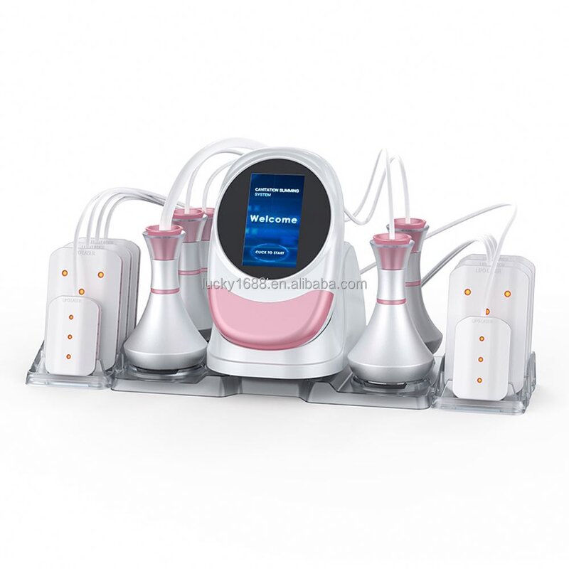 6 in 1 Cavitation Machine - Professional 40K Vacuum RF Lipolysis Skin Tightening