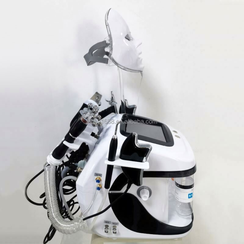 11 in 1 Hydro Facial Machine - Oxygen Jet Peel Dermabrasion LED Mask Cleansing
