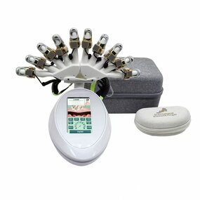 RF EMS Golden Finger Massager - Radio Frequency Face Lifting Meridians Dredging