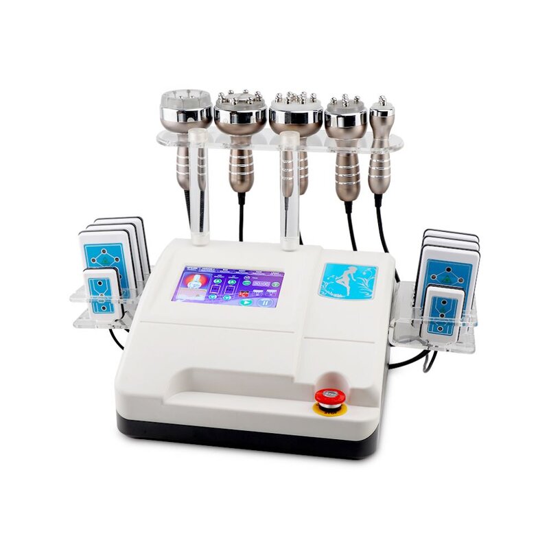 6 in 1 Cavitation Machine - Multifunctional RF Lipo Laser Vacuum Slimming CE