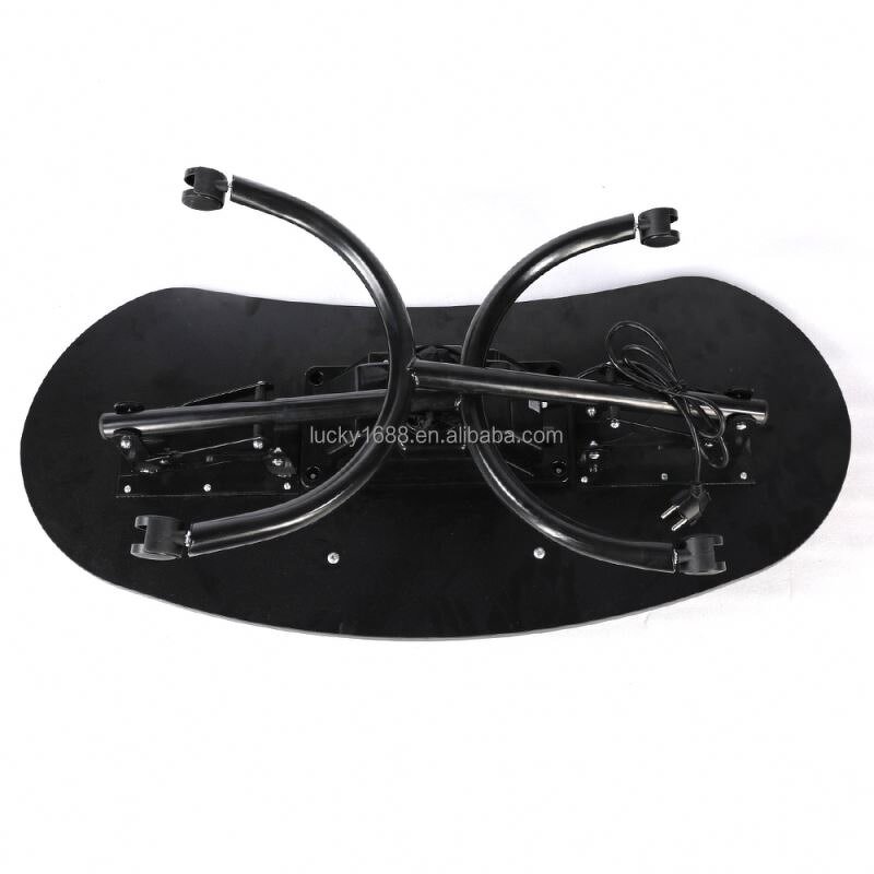 Foldable Manicure Table - Portable Salon Furniture Mobile Metal Nail Desk