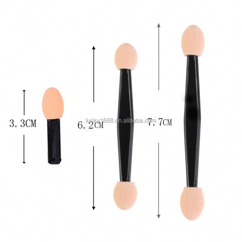 Disposable Cosmetic Brush - Cheap Two-end Sponge Eye Shadow Applicator Tool