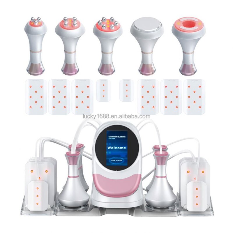 6 in 1 Cavitation Machine - Professional 40K Vacuum RF Lipolysis Skin Tightening