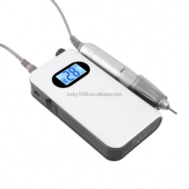 Wireless Electric Nail File - Professional Acrylic Gel Polish Rechargeable Drill